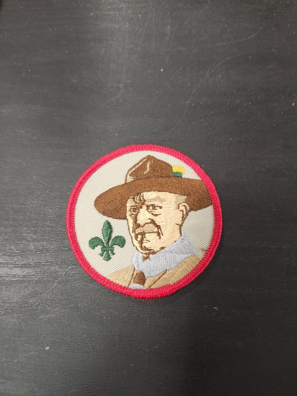 Vintage Baden-Powell Embroidered Scout Patch Lord of Scouting Collectible Badge